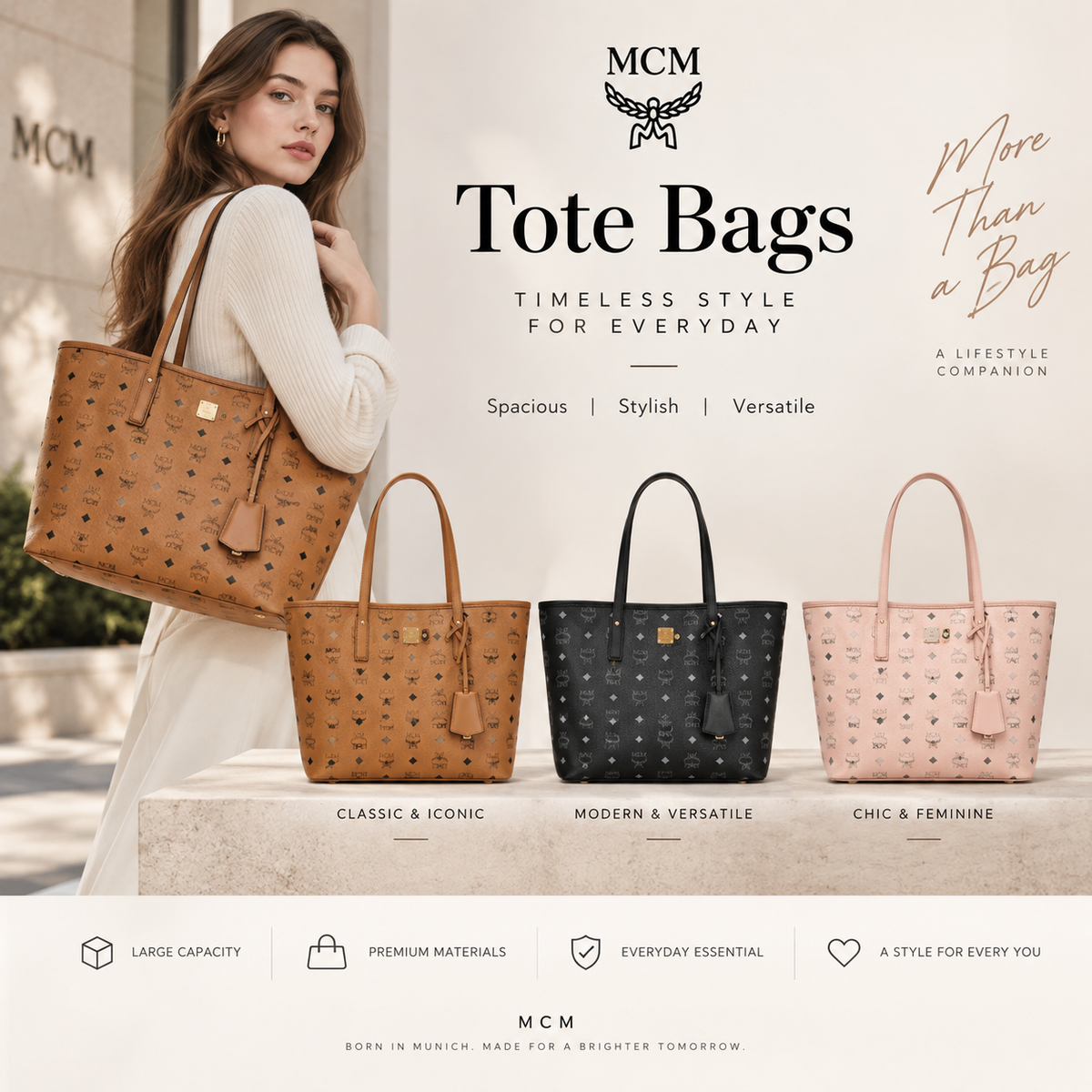 MCM Tote Bags