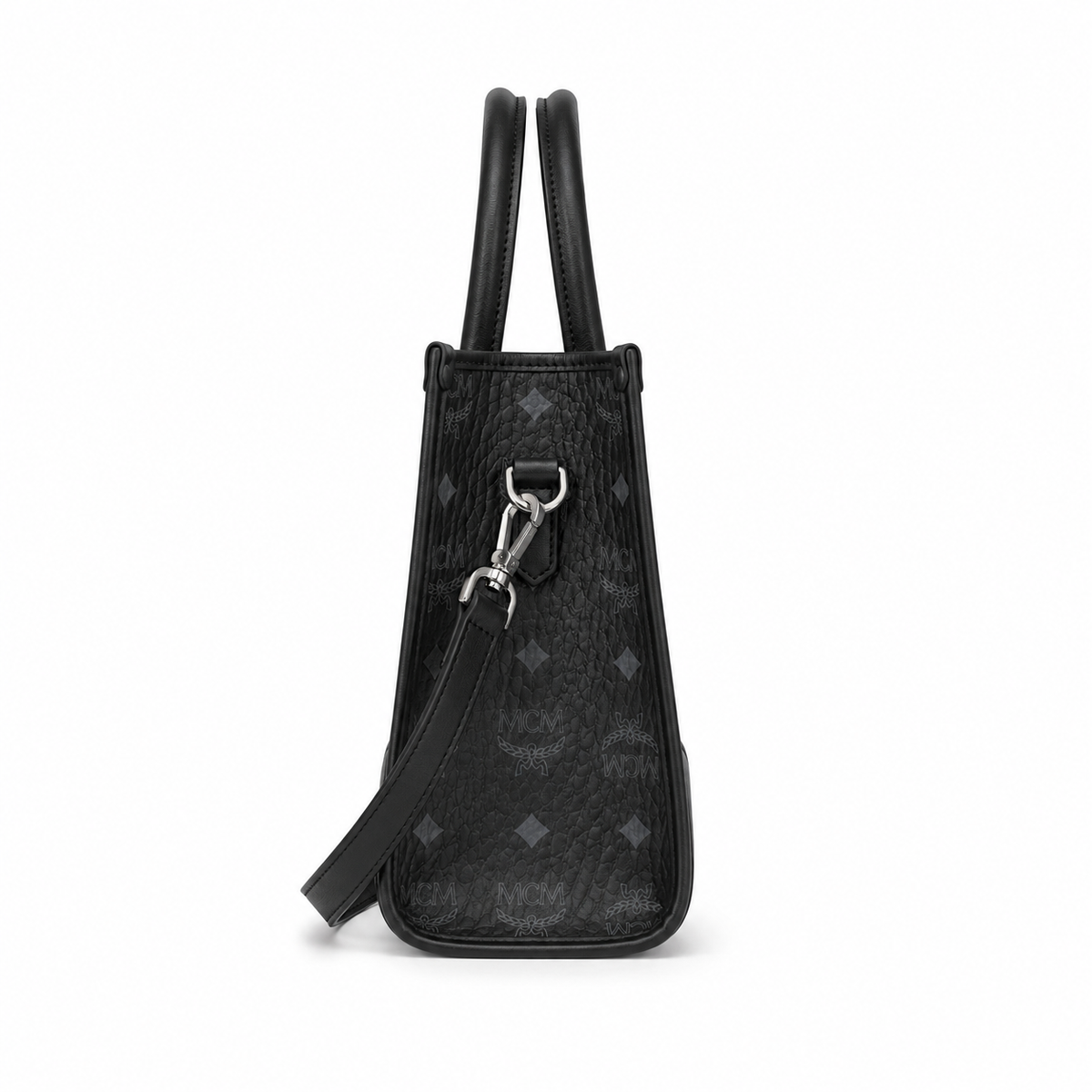 MCM Munich-colored Visetos canvas and Nappa leather detachable shoulder straps and structured silhouette women's style