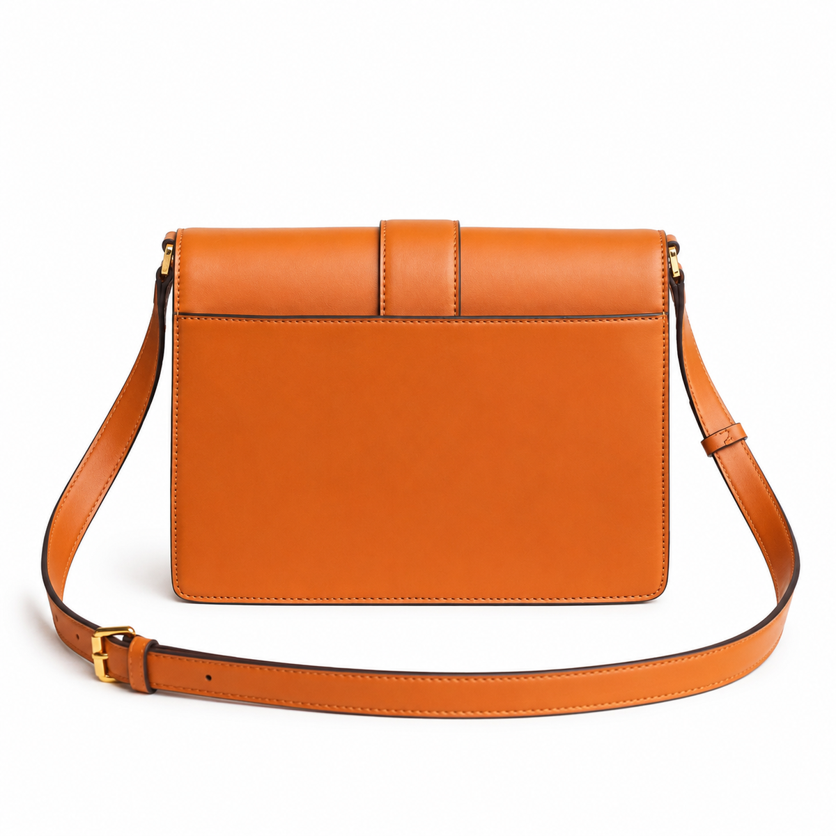 MCM monogram canvas with gold laurel leaf clasp, adjustable shoulder strap, versatile for single-shoulder or crossbody wear.