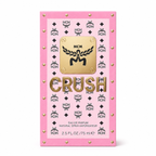 MCM Crush Eau de Parfum 75ml | Pink Stark backpack design with Visetos print a floral fruity  and woody fragrance for women suitable for gifting or personal enjoyment