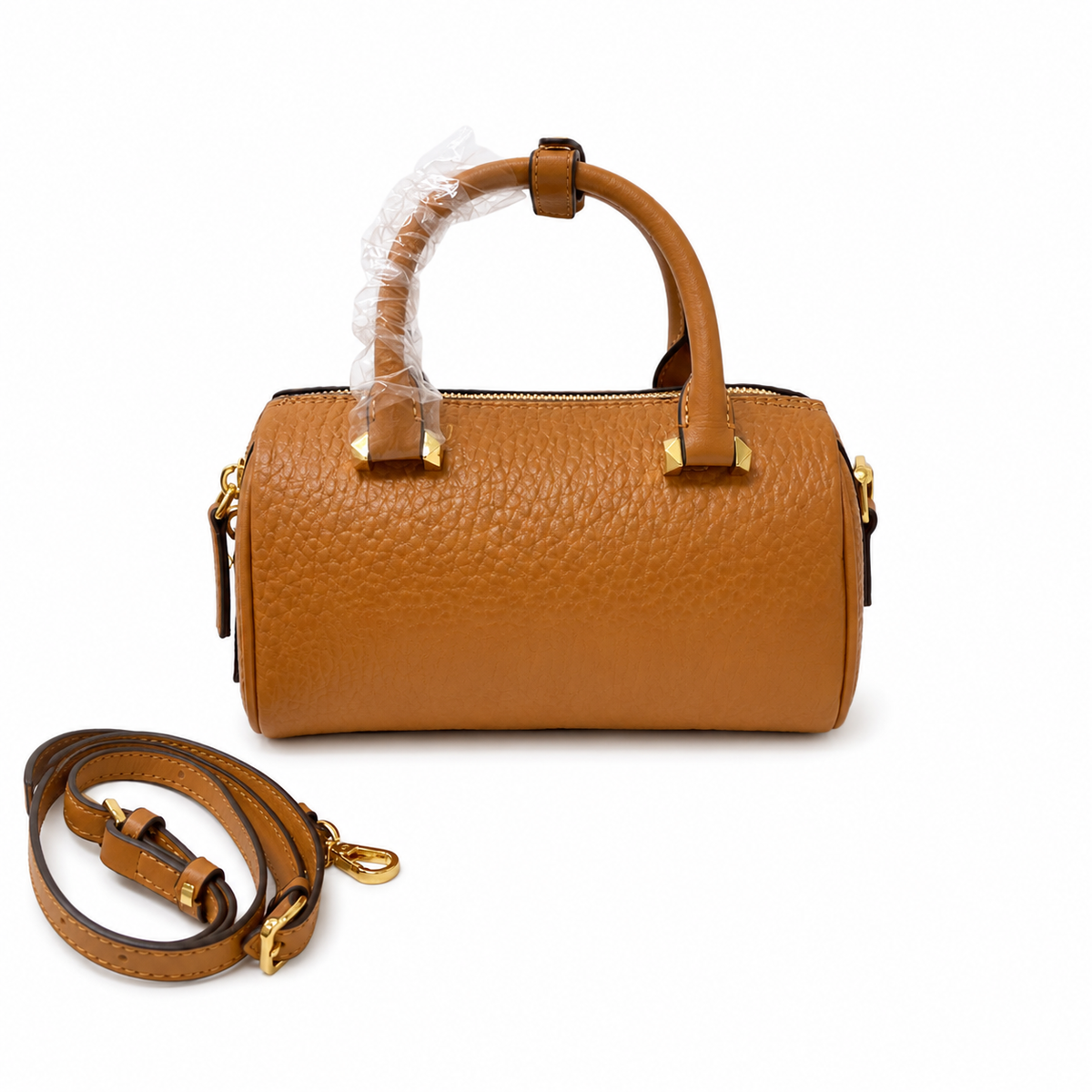 MCM x SAMBYPEN Mini Boston Bag Graffiti Rabbit + Visetos Print + Detachable Shoulder Strap, can be carried by hand or worn crossbody a trendy collectible