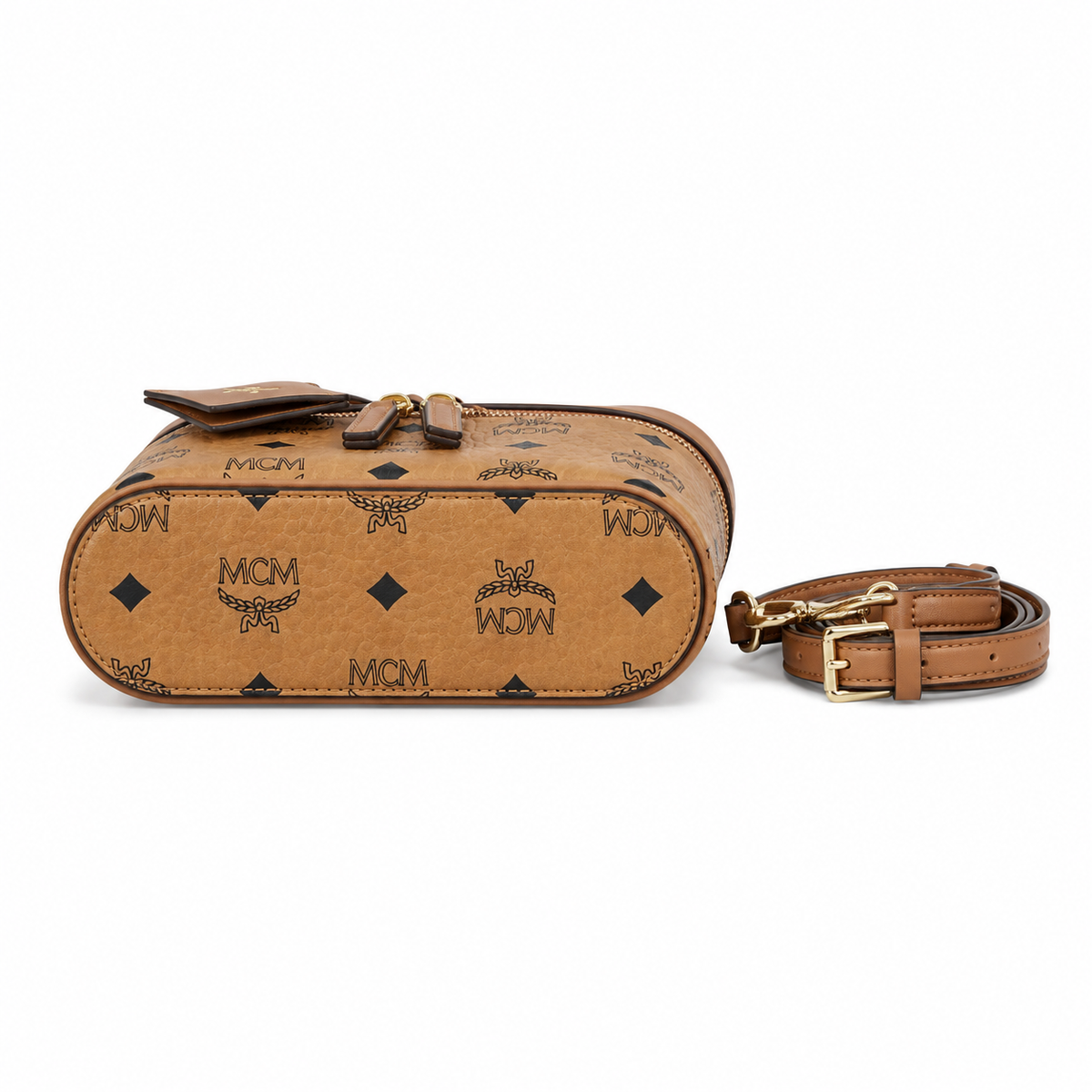 MCM Aren Mini Makeup Bag  Visetos Print Detachable Shoulder Strap Can be Carried by Hand or Crossbody New Arrival for Spring/Summer 2026