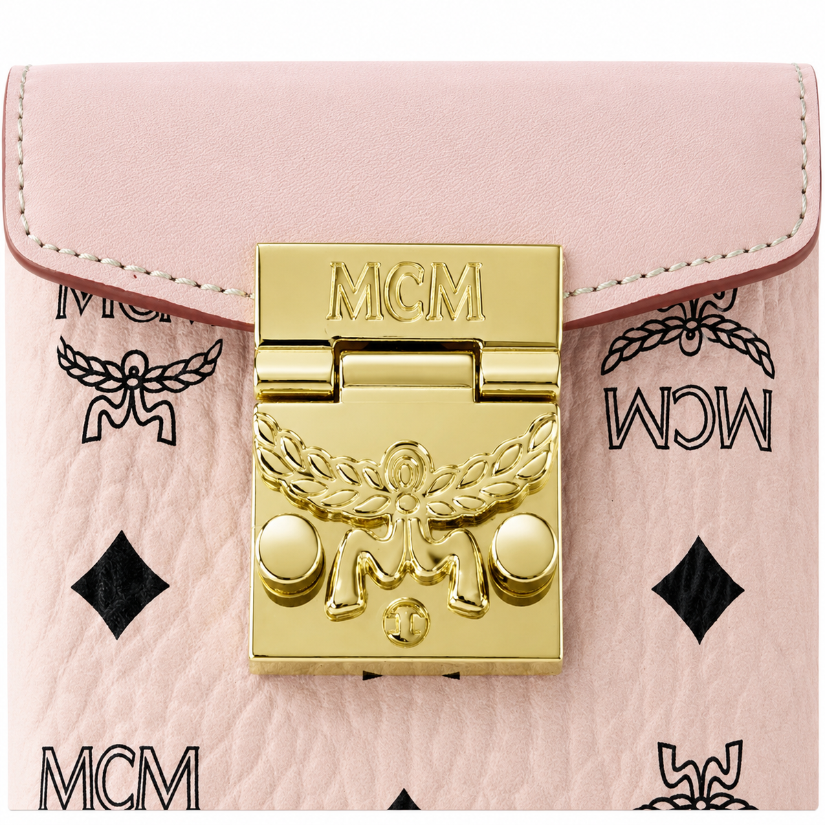 MCM Soft Berlin Mini Fries Bag | Soft pink Visetos print + detachable shoulder strap  can be carried by hand or worn crossbody new arrival for Spring/Summer 2026
