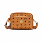MCM Visetos Klassik mini camera bag with detachable shoulder strap can be worn as a shoulder bag or crossbody bag new arrival for Spring/Summer 2026