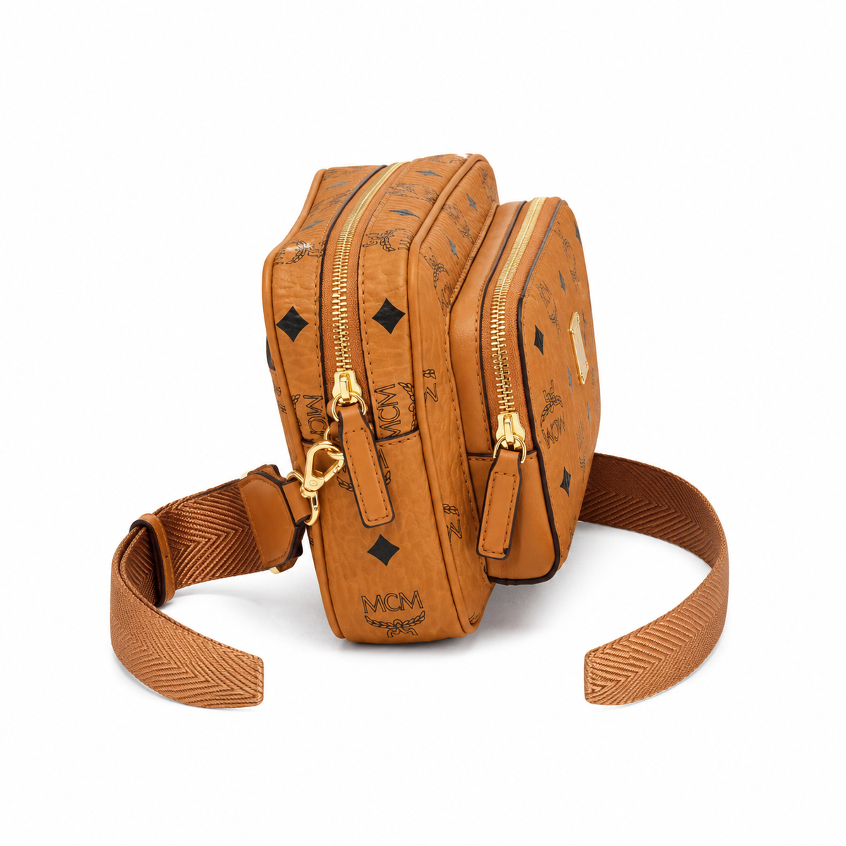 MCM Visetos Klassik mini camera bag with detachable shoulder strap can be worn as a shoulder bag or crossbody bag new arrival for Spring/Summer 2026