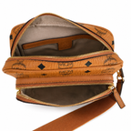 MCM Visetos Klassik mini camera bag with detachable shoulder strap can be worn as a shoulder bag or crossbody bag new arrival for Spring/Summer 2026
