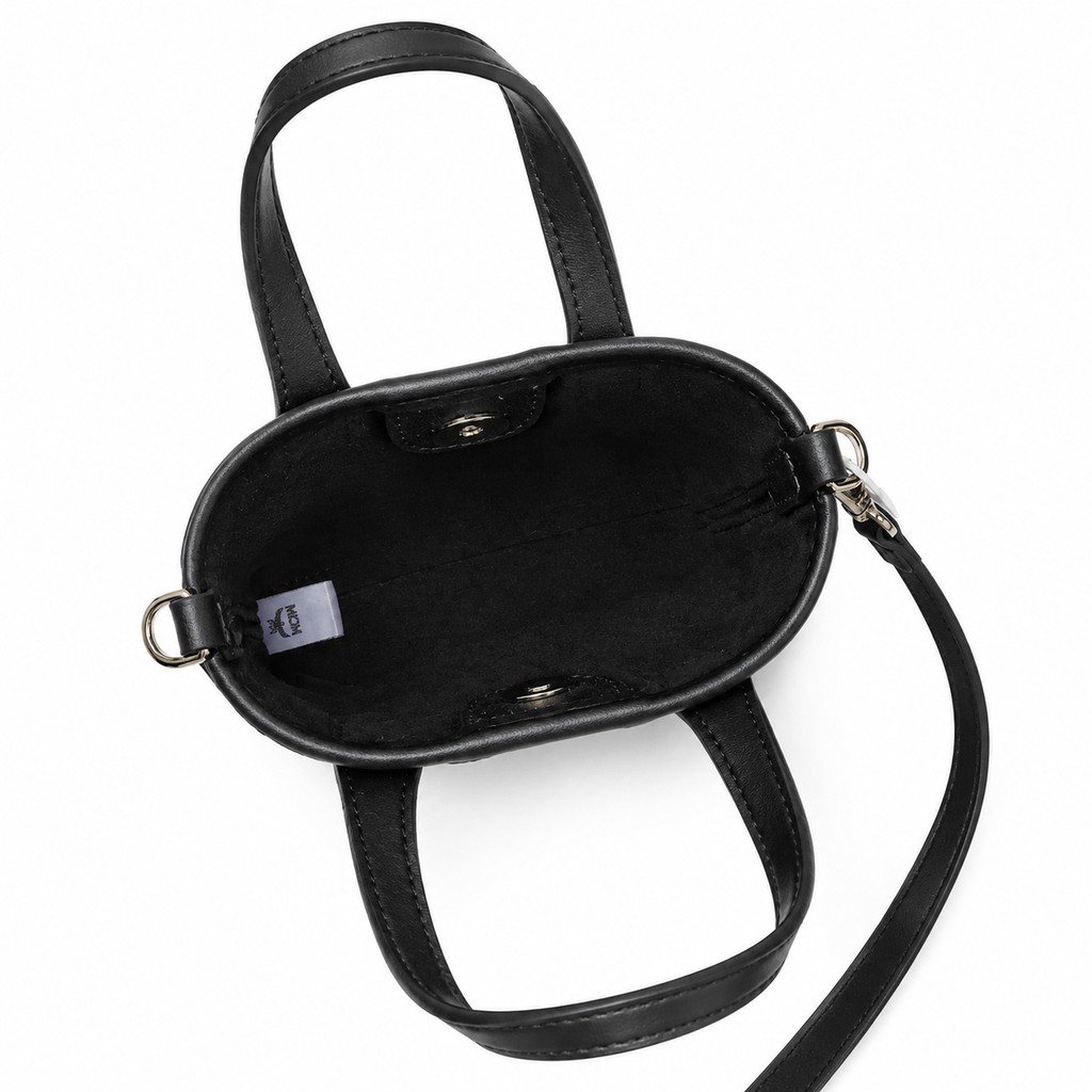 MCM Essential Visetos Mini Tote Bag with detachable shoulder strap can be carried by hand or worn crossbody new arrival for Spring/Summer 2026