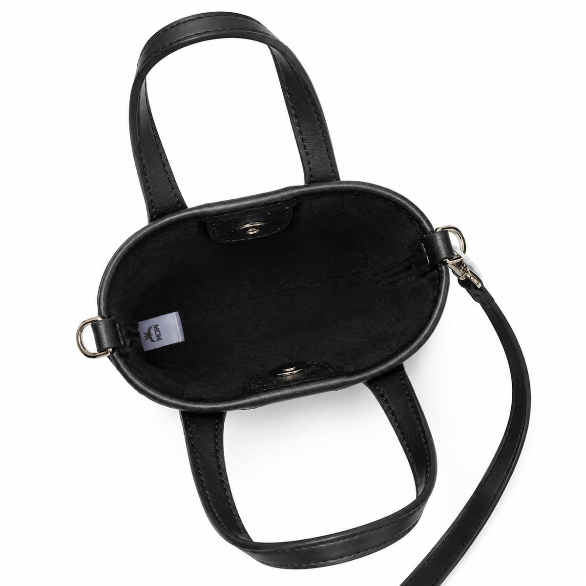 MCM Essential Visetos Mini Tote Bag with detachable shoulder strap can be carried by hand or worn crossbody new arrival for Spring/Summer 2026