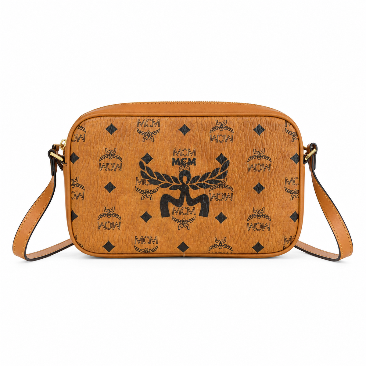 MCM Visetos Klassik Mini Camera Bag with detachable shoulder strap can be worn as a shoulder bag or crossbody bag new arrival for Spring/Summer 2026