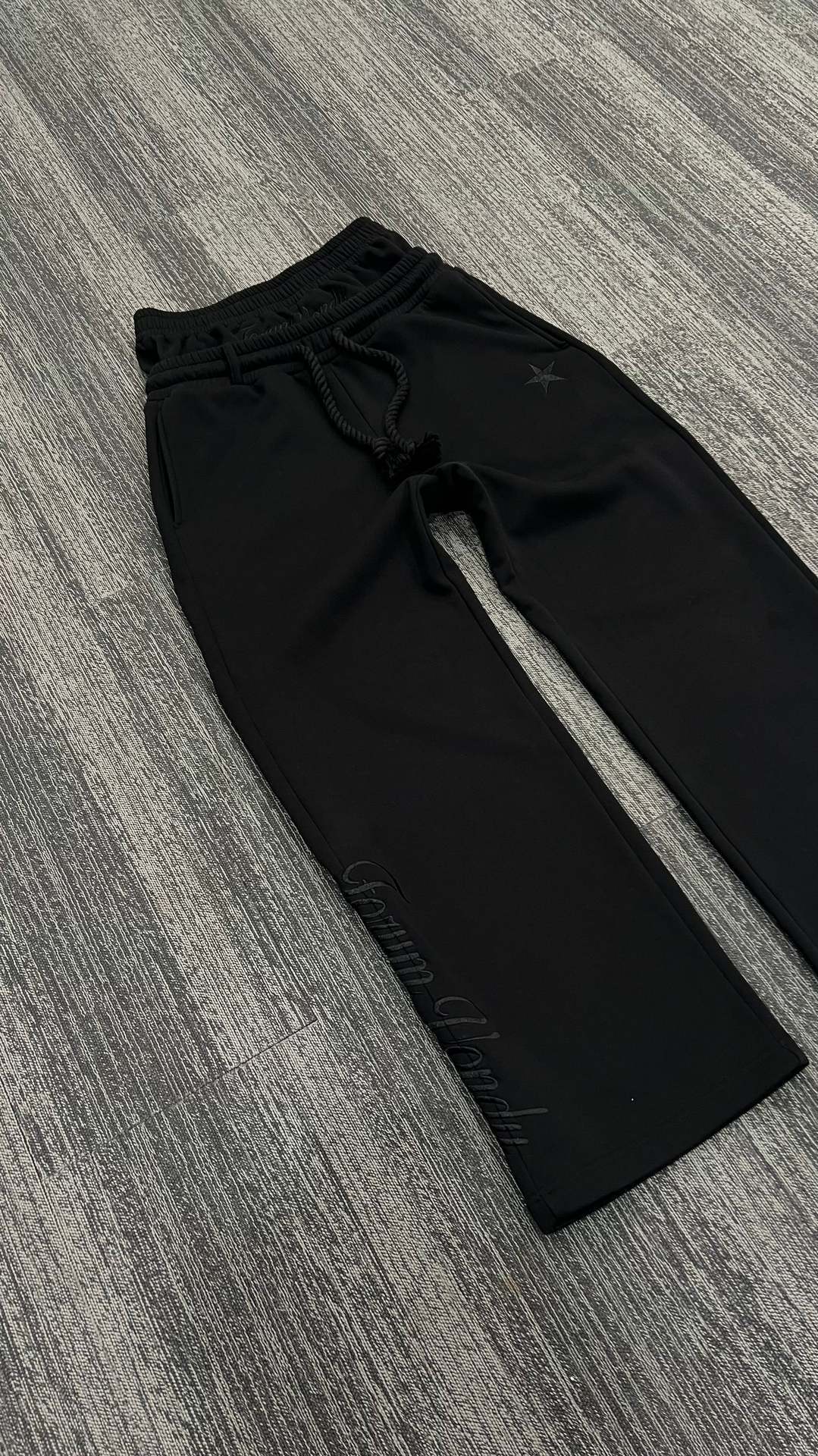 American Retro Casual West Coast Sweatpants High Street Kpop Hip Hop Rap Casual Pants Loose Straight Pants Y2K