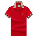 Alihu Men'S Summer New Style Paul Brand Loose Embroidered Short-Sleeved T-Shirt Men'S T Business Lapel Men'S Polo Shirt
